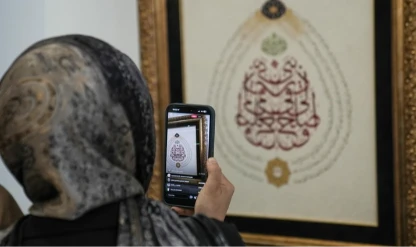 'Aile Hüsn-i Hat' sergisinin gelirleri Gazze'ye bağışlanacak