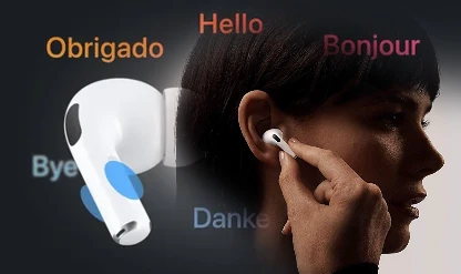 AirPods güçlendi: Daha iyi görüşme, canlı çeviri ve yeni kontrol seçenekler