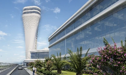 Antalya Havalimanı’na 77 metre yüksekliğinde yeni kule