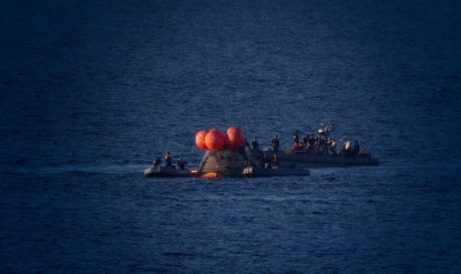 Ay yolculuğu sona erdi: Orion mürettebatı dünyaya döndü