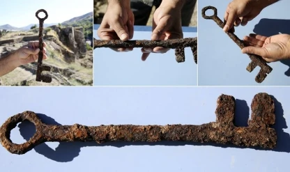 Bitlis Kalesi'ndeki kazılarda anahtar bulundu