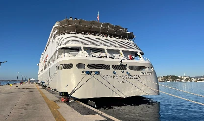 Bodrum’a Silver Whisper ile 340 turist geldi! Bir sonraki durak Pire Limanı