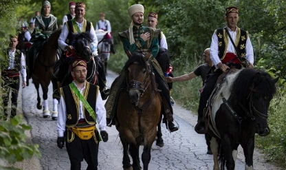 Bosna Hersek'te 515. Ayvaz Dede Şenlikleri'ne katılacak atlılar yola çıktı