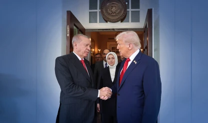 Cumhurbaşkanı Erdoğan, ABD Başkanı Trump ile görüştü