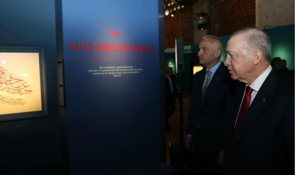 Cumhurbaşkanı Erdoğan, Hane İslam Eserleri Sergisi'nin açılışını yaptı