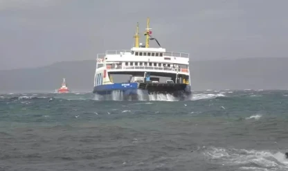 Deniz ulaşımına fırtına engeli