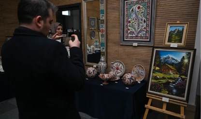 Evvel Bir Mirasın İzinde karma sergisi Millet Kütüphanesi'nde açıldı