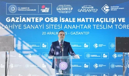 Fırat’ın suyu Gaziantep OSB’ye ulaştı