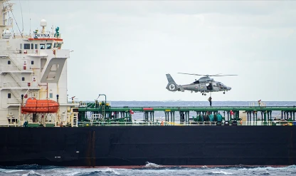 Fransız donanmasından operasyon