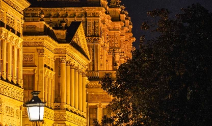 Gece müzeciliğiyle tarihi bahçeler canlandı