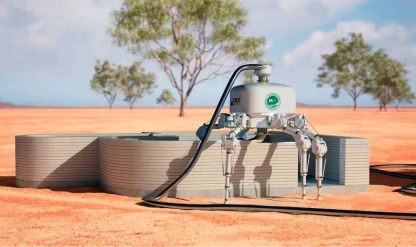 İnşaat robotu günde bir ev inşa edecek