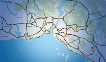 İstanbul'da bayram trafiği: Kent genelinde yoğunluk yüzde 74'e ulaştı