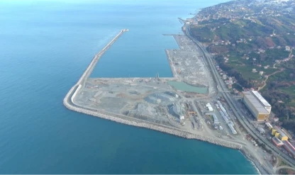 İyidere Lojistik Limanı’nda üst yapı ağustosta tamamlanıyor