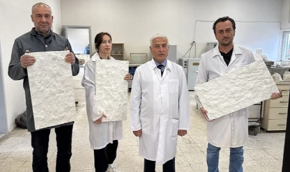 Mermer tozundan yeni buluş