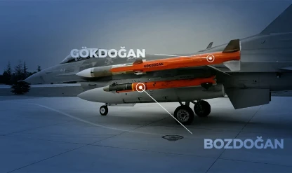 Milli hava hava füzelerinden harp başlıklı test atışında tam isabet