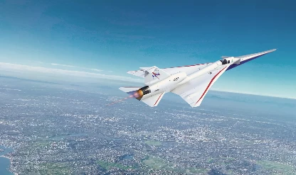 NASA’nın sessiz süpersonik uçağı X-59 ilk kez ses hızını aştı