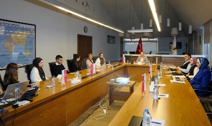 Öğrenci kalite komisyonu rektör ile görüştü