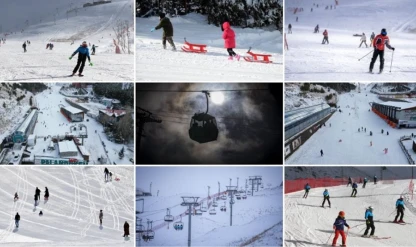 Palandöken ve Sarıkamış’ta sezon açıldı: Kayakseverler pistlere akın etti