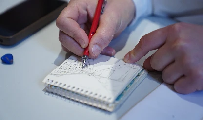 Rami Kütüphanesi'nde tarihi mekanlar çizimlerle yeniden hayat buluyor