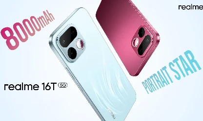 Realme 16T, 8.000 mAh bataryası ile önümüzdeki hafta piyasaya sürülüyor