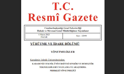 ​Resmi Gazete'de bugün!