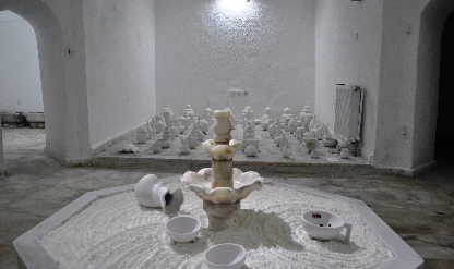 Tarihi Kemer Hamamı çini ve tasarım merkezine dönüştü