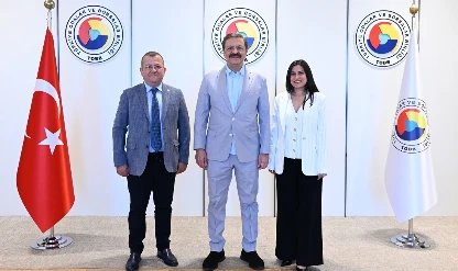 TOBB Başkanı Hisacıklıoğlu'na Çorum TSO'dan ziyaret