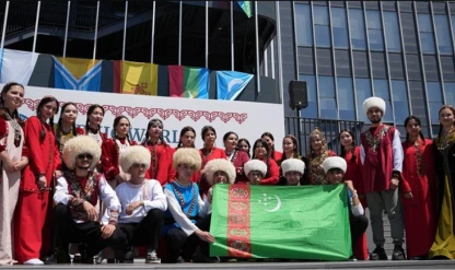 Türk devletlerinden öğrenciler Türk Dünyası Kültür Festivalinde buluştu