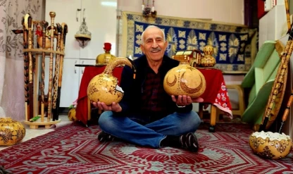 Türk kültürüne ait motifler, Hasan ustanın 29 yıllık emeğine ilham veriyor