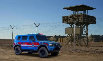 Türkiye'nin ilk yerli ve milli zırhlı SUV aracı TULGA 4x4 göreve başladı