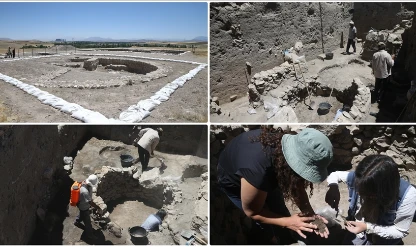 Yassı Höyük'te Geç Tunç Çağı'na ait yapı ve silolar gün yüzüne çıkarıldı