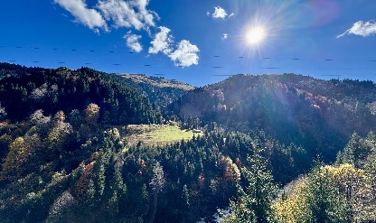 Zigana Dağı son baharla renklendi