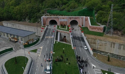 Zigana Tüneli 3 yılda rekor geçişe ulaştı: 5,2 milyon araç kullandı