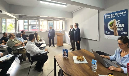Zincir market personeline ‘Gıdada İsrafa Dur De’ eğitimi