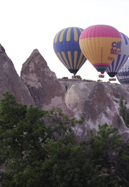 Balonların turizme katkısı artıyor! Turistler bölgeyi gökyüzünden keşfetti