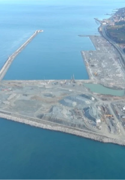 İyidere Lojistik Limanı’nda üst yapı ağustosta tamamlanıyor