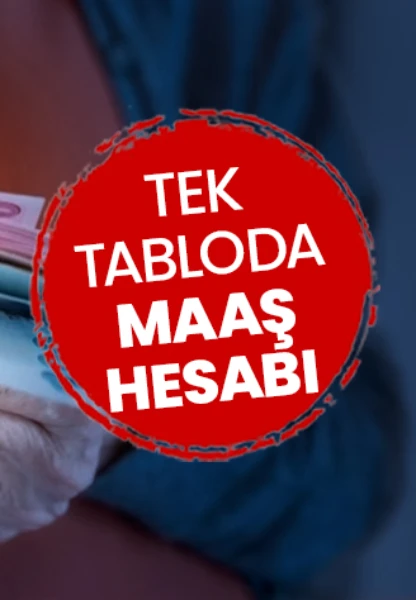 Memur ve emekli maaşı için yeni hesap!