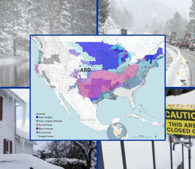 ABD'de kar fırtınası alarmı: Tarihi nitelikte olabilir!
