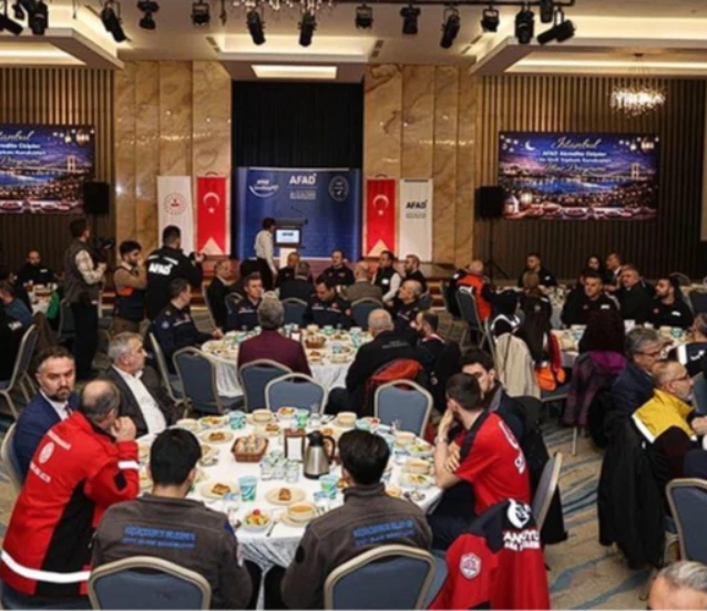 AFAD akredite ekipleri İstanbul’da buluştu: 507 ekip iftar programında
