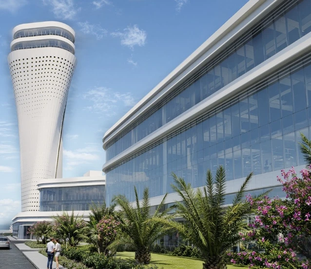 Antalya Havalimanı’na 77 metre yüksekliğinde yeni kule