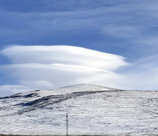 Ardahan'da mercek bulutları görüldü