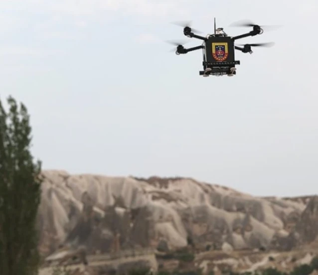 'Asayiş dronu' Kapadokya'da devriye uçacak