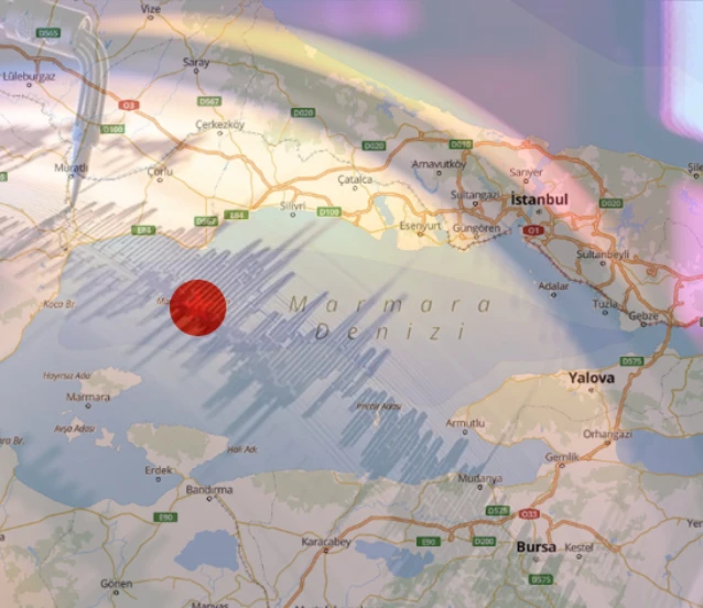 İstanbul'da hissedilen deprem!