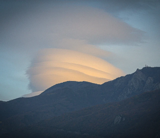 Bursa semalarında mercek bulutu görüldü