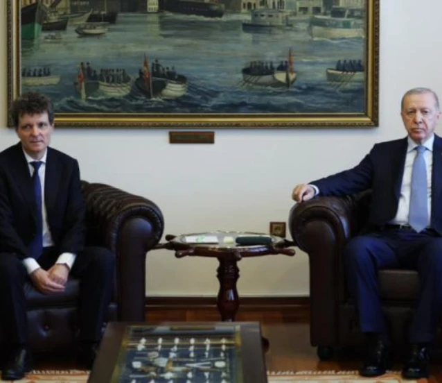 Cumhurbaşkanı Erdoğan, Romanya Cumhurbaşkanı Dan'ı kabul etti