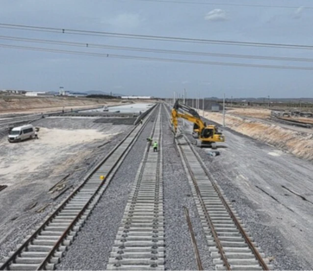 Demiryolu Lojistik Merkezi Projesi çalışmasının yüzde 70'i tamamlandı
