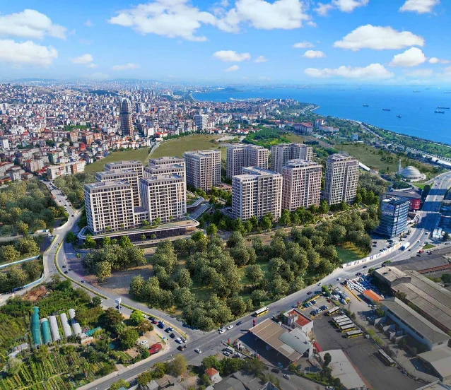 Emlak Konut'tan Adalar manzaralı proje