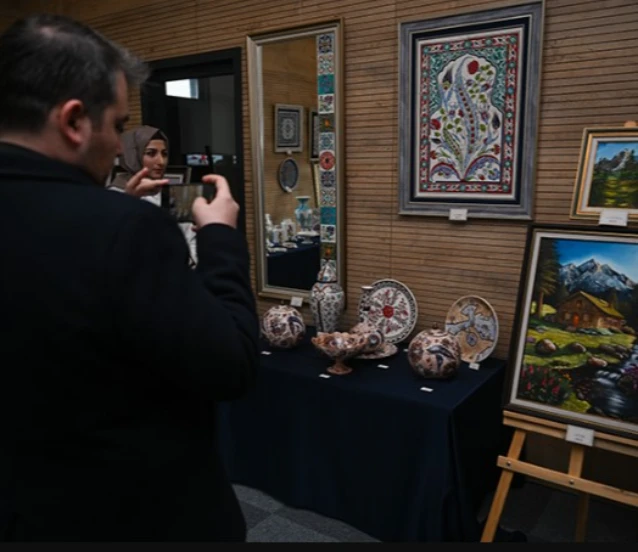 Evvel Bir Mirasın İzinde karma sergisi Millet Kütüphanesi'nde açıldı