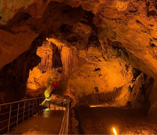 Gökgöl ve Mencilis mağaraları 130 binden fazla ziyaretçiyi ağırladı