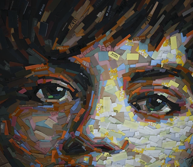 Havalimanında unutulan valizlerden büyük bir portre yapılacak